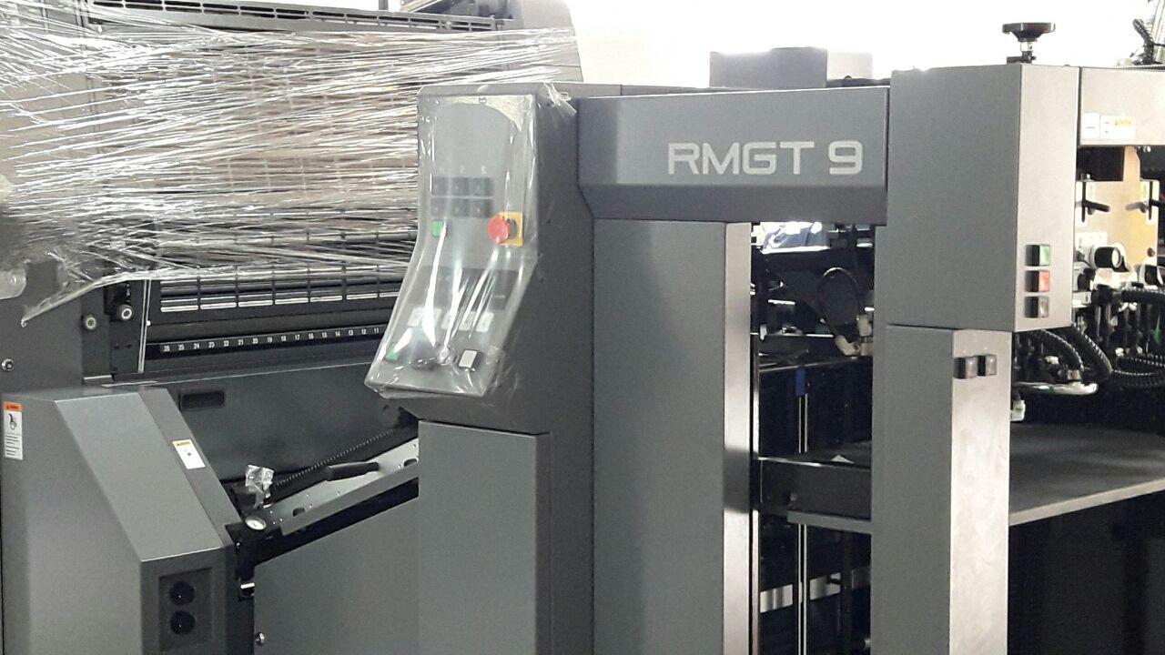 Прибытие новой офсетной машины в типографию Аква Арт Принт. Инсталляция RMGT в типографии Аква Арт Принт началась.